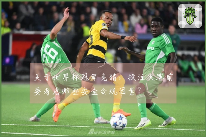 关于世界杯冠军竞猜，投注决赛前要考虑哪些安全合规因素？